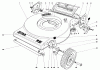 Toro 16930 - Lawnmower, 1980 (0000001-0999999) Ersatzteile MOWER HOUSING (MODEL NO. 16930)