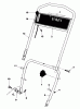 Toro 18005 - Lawnmower, 1981 (1000001-1999999) Ersatzteile HANDLE ASSEMBLY (MODEL 18005)