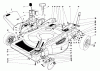 Toro 18010 - Lawnmower, 1982 (2000001-2999999) Ersatzteile HOUSING ASSEMBLY MODEL 18010