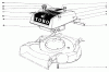 Toro 18070 - Lawnmower, 1971 (1000001-1999999) Ersatzteile ENGINE ASSEMBLY MODEL NO. 18070
