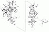 Toro 18208 - Guardian Lawnmower, 1971 (1000001-1999999) Ersatzteile CARBURETOR NO. 631581