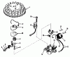 Toro 18208 - Guardian Lawnmower, 1971 (1000001-1999999) Ersatzteile MAGNETO NO. 610772