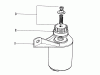 Toro 18208 - Guardian Lawnmower, 1971 (1000001-1999999) Ersatzteile STARTER MOTOR ASSEMBLY MODEL NO. 18208 & 18257