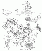 Toro 18215 - Whirlwind Lawnmower, 1970 (0000001-0999999) Ersatzteile ENGINE MODEL NO. LAV30-30454H