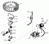 Toro 18215 - Whirlwind Lawnmower, 1970 (0000001-0999999) Ersatzteile MAGNETO NO. 610793