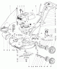 Toro 20222 - Lawnmower, 1968 (8000001-8999999) Ersatzteile 19" AND 21" H.P. MOWER DRAWING