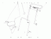 Toro 20600 - Lawnmower, 1971 (1000001-1999999) Ersatzteile HANDLE ASSEMBLY MODEL NO. 20600