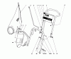 Toro 19400 - Guardian Lawnmower, 1975 (5000001-5999999) Ersatzteile HANDLE ASSEMBLY