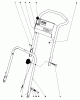 Toro 19477 - Guardian Lawnmower, 1977 (7000001-7999999) Ersatzteile HANDLE ASSEMBLY