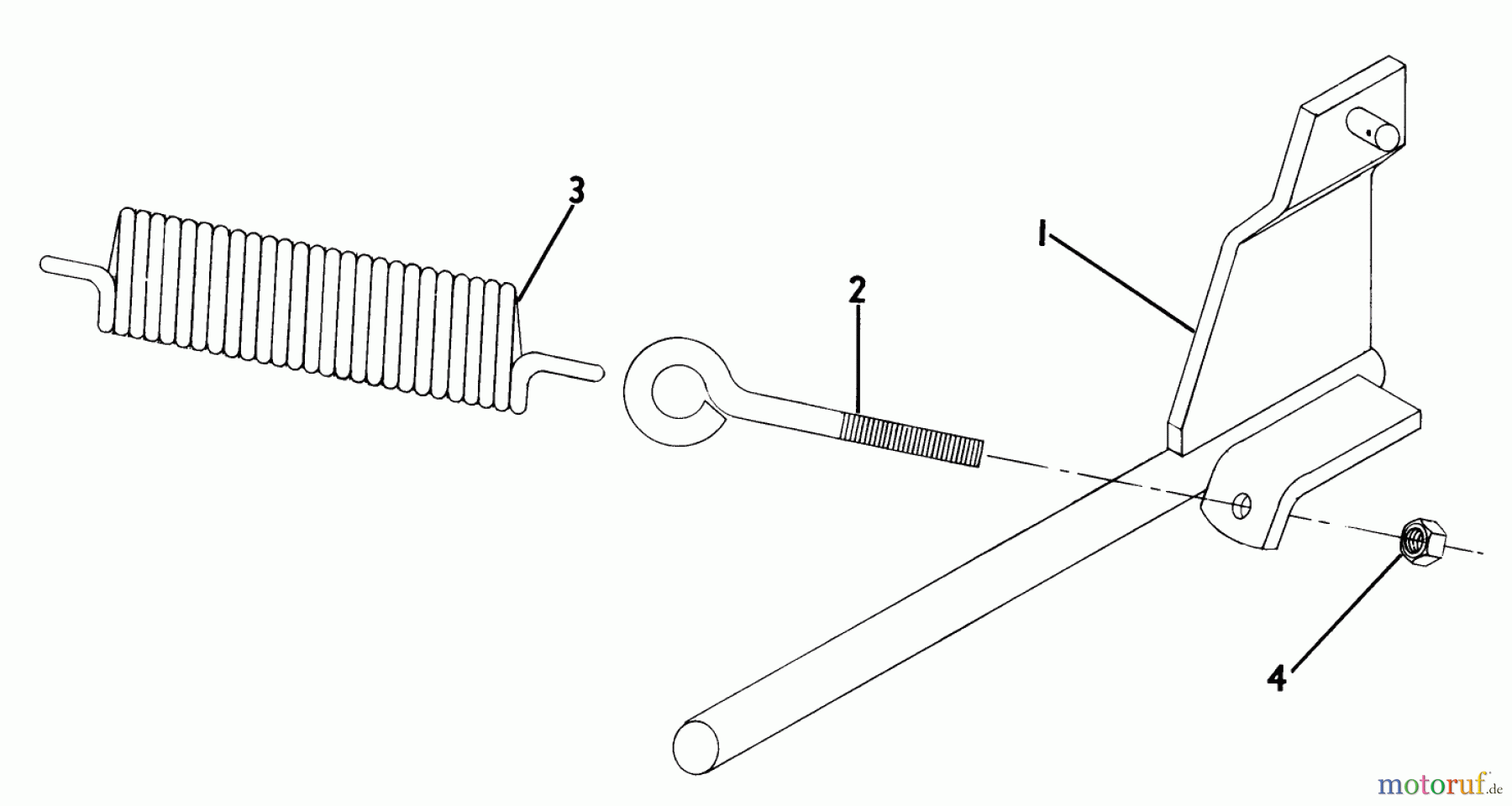 Toro Neu Accessories 84311 - Toro Spring Lift, 1971 PARTS LIST-SPRING ASSIST LIFT KIT MODEL (FACTORY ORDER NUMBER 8-4311) (FOR SNOW THROWERS)