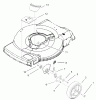 Toro 20009 - 22" Recycler Lawnmower, 2007 (270000001-270999999) Ersatzteile FRONT AXLE AND WHEEL ASSEMBLY