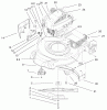 Toro 20010 (R-21P) - Recycler Mower, R-21P, 2001 (210000001-210999999) Ersatzteile ENGINE AND BLADE ASSEMBLY