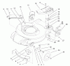 Toro 20011 (R-21OS) - Recycler Mower, R-21OS, 2001 (210000001-210999999) Ersatzteile HOUSING & HANDLE BRACKET ASSEMBLY