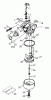 Toro 20012 - 22" Recycler Lawnmower, 2002 (220000001-220300000) Ersatzteile CARBURETOR ASSEMBLY NO. 640303 TECUMSEH MODEL LEV120-361560B