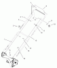 Toro 20012 - 22" Recycler Lawnmower, 2002 (220000001-220300000) Ersatzteile HANDLE ASSEMBLY