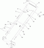 Toro 20012 - 22" Recycler Lawnmower, 2006 (260000001-260999999) Ersatzteile BAIL AND HANDLE ASSEMBLY
