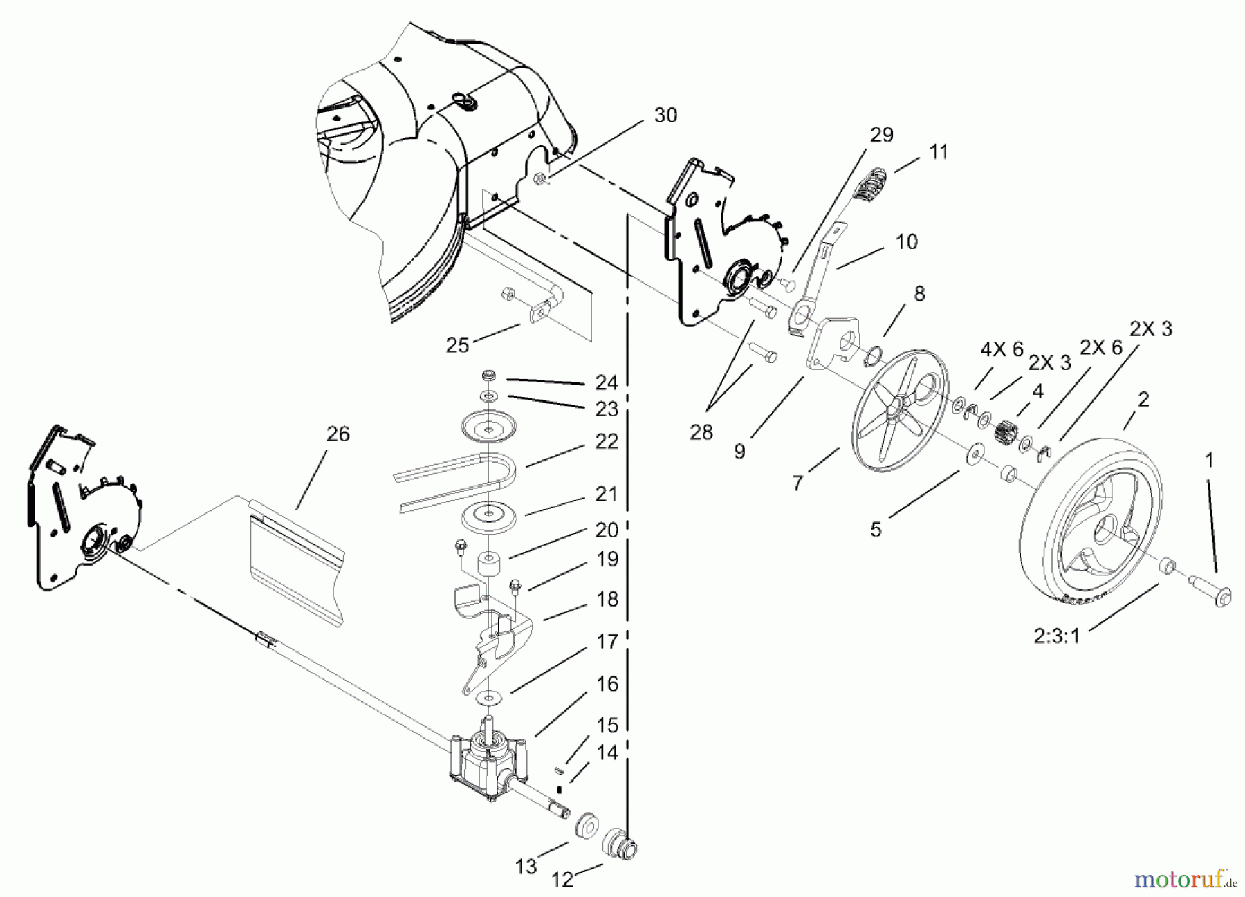  Toro Neu Mowers, Walk-Behind Seite 1 20013 - Toro 22