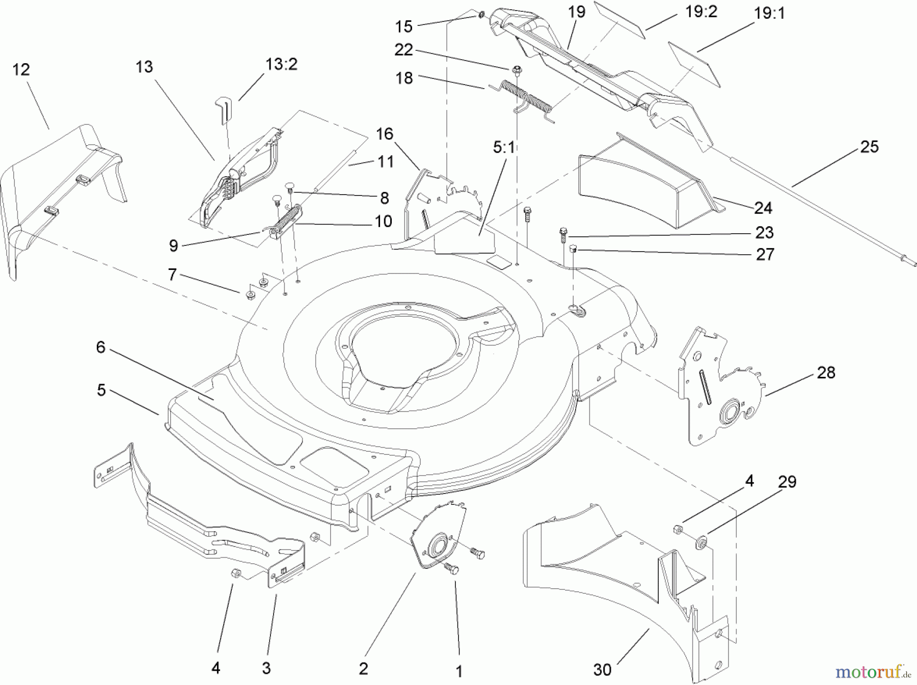  Toro Neu Mowers, Walk-Behind Seite 1 20014 - Toro 22