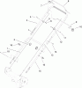 Toro 20016 - 22" Recycler Lawnmower, 2006 (260000001-260999999) Ersatzteile BAIL AND HANDLE ASSEMBLY