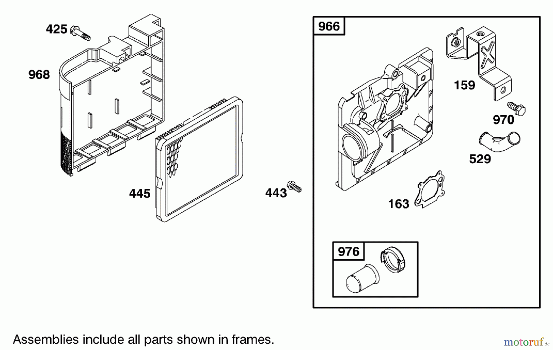 Toro Neu Mowers, Walk-Behind Seite 1 20021 (R-21S1B) - Toro Recycler Mower, R-21S1B, 2001 (210000001-210999999) ENGINE BRIGGS & STRATTON MODEL 12H802-1776-B1 #5
