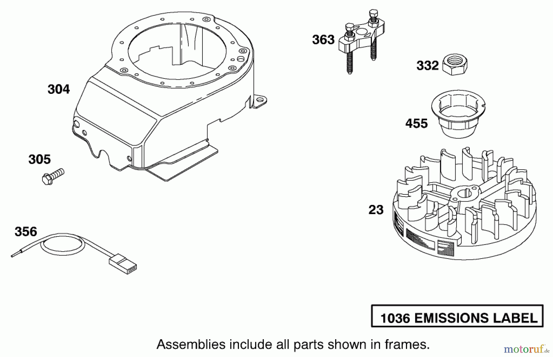  Toro Neu Mowers, Walk-Behind Seite 1 20022 (R-21S) - Toro Recycler Mower, R-21S, 2001 (210000001-210999999) ENGINE BRIGGS & STRATTON MODEL 12H802-1776-B1 #7