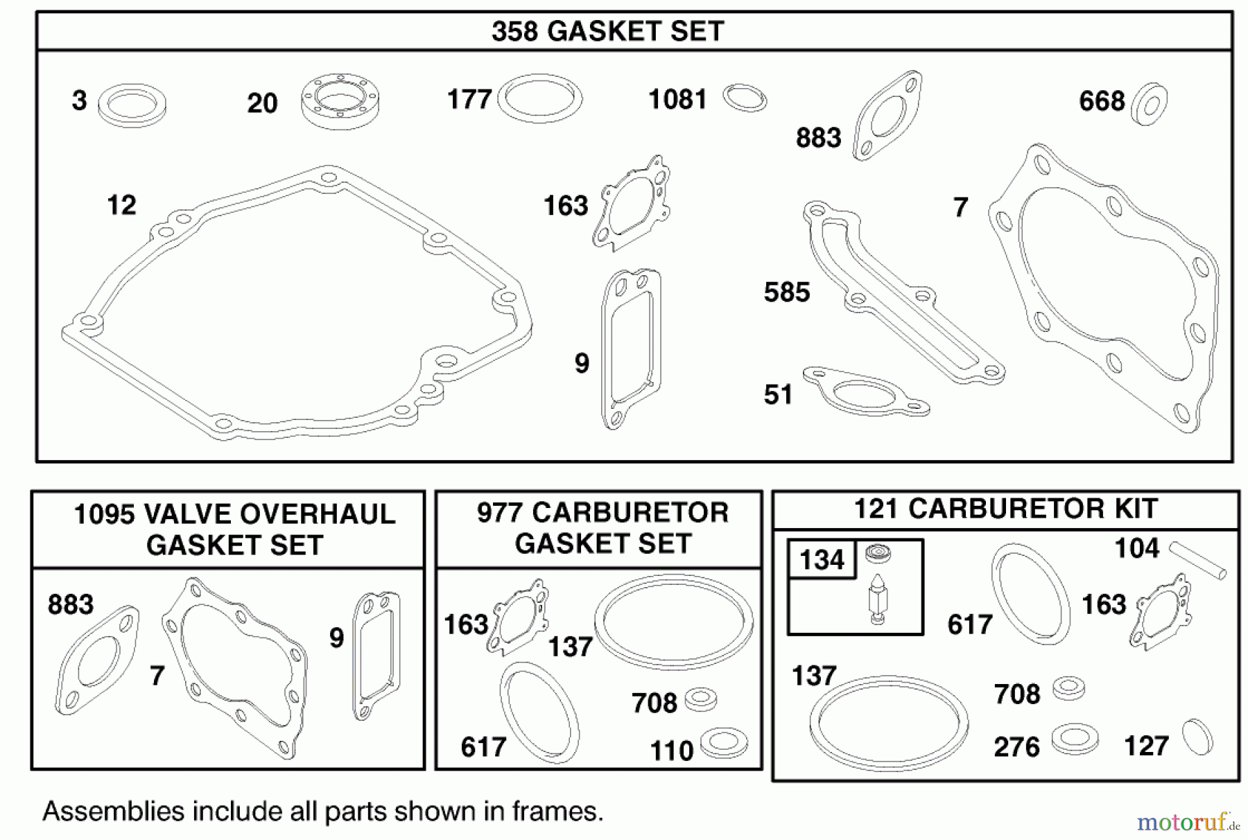  Toro Neu Mowers, Walk-Behind Seite 1 20025 - Toro Recycler Mower, 2000 (200000001-200999999) ENGINE BRIGGS & STRATTON MODEL 12J802-2368-E1 #7