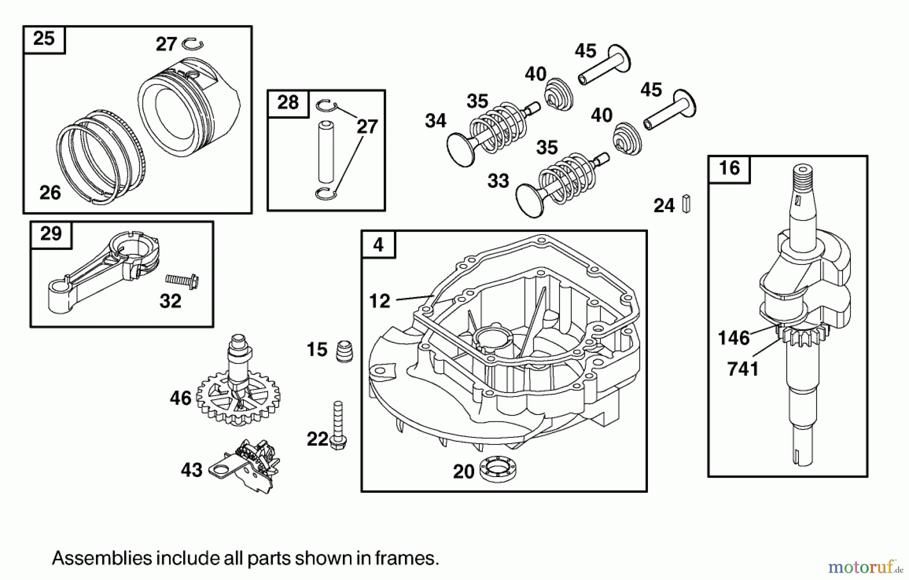  Toro Neu Mowers, Walk-Behind Seite 1 20030 (SR-21P) - Toro Super Recycler Mower, SR-21P, 2000 (200000001-200999999) ENGINE BRIGGS & STRATTON MODEL 12H802-1767-E1 #2