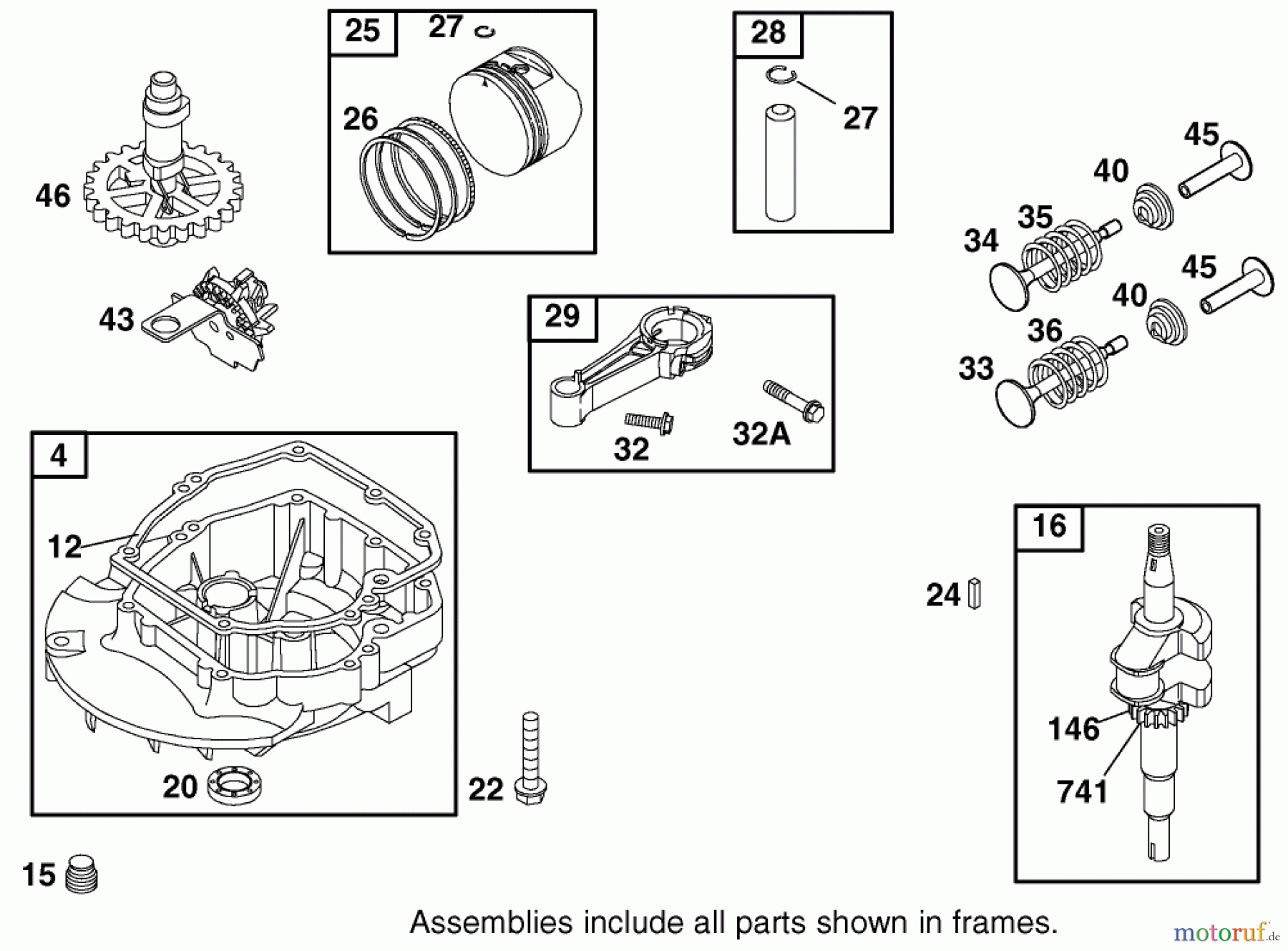 Toro Neu Mowers, Walk-Behind Seite 1 20042 (SR-21S) - Toro Super Recycler Mower, SR-21S, 2001 (210000001-210999999) ENGINE BRIGGS & STRATTON MODEL 12H802-1776-B1 #2