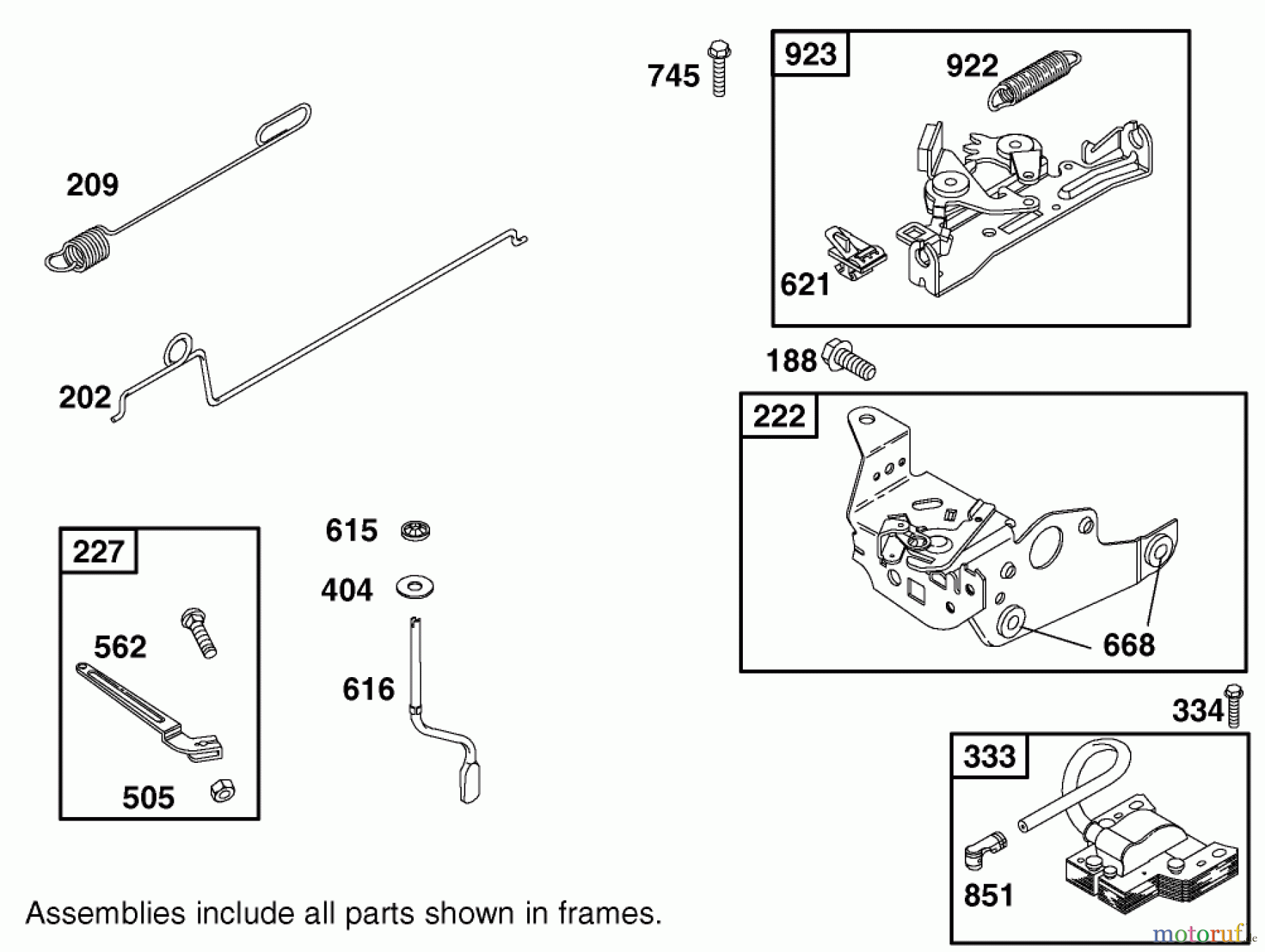 Toro Neu Mowers, Walk-Behind Seite 1 20042 (SR-21S) - Toro Super Recycler Mower, SR-21S, 2001 (210000001-210999999) ENGINE BRIGGS & STRATTON MODEL 12H802-1776-B1 #4