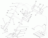 Toro 20044 (SR-21OS) - Super Recycler Mower, SR-21OS, 1999 (99000001-99999999) Ersatzteile HANDLE & CONTROLS ASSEMBLY