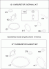 Toro 20047 - 22" Recycler Lawnmower, 2006 (260000001-260999999) Ersatzteile CARBURETOR OVERHAUL KIT ASSEMBLY BRIGGS AND STRATTON 125K02-0202-E1