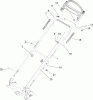 Toro 20047 - 22" Recycler Lawnmower, 2006 (260000001-260999999) Ersatzteile HANDLE ASSEMBLY