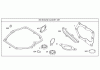 Toro 20054 - Super Recycler Lawn Mower, 2005 (250000001-250999999) Ersatzteile ENGINE GASKET SET ASSEMBLY BRIGGS AND STRATTON 125K02-0189-E1