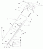Toro 20055 - Super Recycler Lawn Mower, 2005 (250000001-250999999) Ersatzteile HANDLE ASSEMBLY