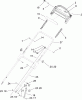 Toro 20058 - Super Recycler Lawn Mower, 2006 (260000001-260999999) Ersatzteile HANDLE ASSEMBLY