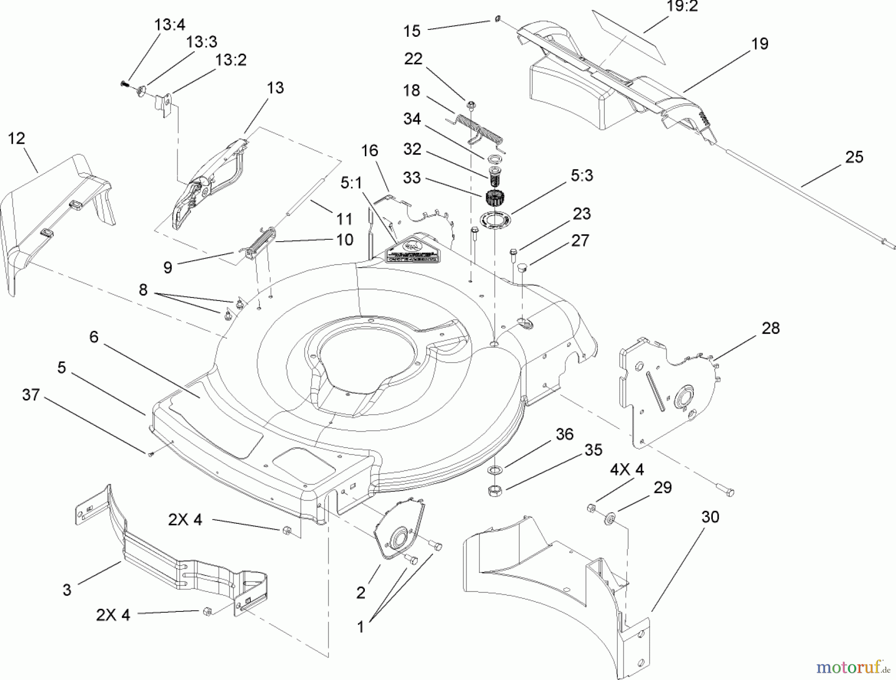  Toro Neu Mowers, Walk-Behind Seite 1 20065 - Toro 22