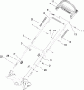 Toro 20068 - 22" Recycler Lawn Mower, 2008 (280000001-280999999) Ersatzteile HANDLE ASSEMBLY