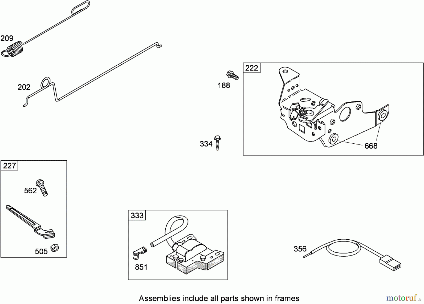  Toro Neu Mowers, Walk-Behind Seite 1 20093 - Toro Super Recycler Lawn Mower, 2008 (280000001-280999999) GOVERNOR ASSEMBLY BRIGGS AND STRATTON 126T02-0225-B1