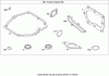 Toro 20093C - Super Recycler Lawn Mower, 2009 (290000001-290999999) Ersatzteile ENGINE GASKET SET BRIGGS AND STRATTON 126T02-0237-B1
