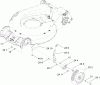 Toro 20093C - Super Recycler Lawn Mower, 2009 (290000001-290999999) Ersatzteile FRONT WHEEL ASSEMBLY