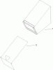 Toro 20093C - Super Recycler Lawn Mower, 2009 (290000001-290999999) Ersatzteile REAR BAG ASSEMBLY