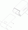 Toro 20094 - 22" Recycler Lawn Mower, 2007 (270000001-270999999) Ersatzteile REAR BAG ASSEMBLY