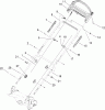 Toro 20096 - 22" Recycler Lawn Mower, 2007 (270000001-270999999) Ersatzteile HANDLE ASSEMBLY