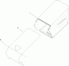 Toro 20096 - 22" Recycler Lawn Mower, 2007 (270000001-270999999) Ersatzteile REAR BAG ASSEMBLY
