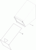Toro 20099 - Super Recycler Lawn Mower, 2010 (310000310-310999999) Ersatzteile REAR BAG ASSEMBLY