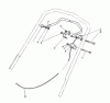 Toro 20103 - Lawnmower, 1991 (1000001-1999999) Ersatzteile TRACTION CONTROL ASSEMBLY