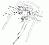 Toro 20106 - Lawnmower, 1991 (1000001-1999999) Ersatzteile TRACTION CONTROL ASSEMBLY