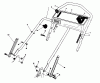 Toro 20106 - Lawnmower, 1992 (2000001-2999999) Ersatzteile HANDLE ASSEMBLY