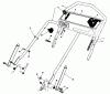 Toro 20107 - Lawnmower, 1991 (1000001-1999999) Ersatzteile HANDLE ASSEMBLY