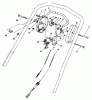 Toro 20107 - Lawnmower, 1991 (1000001-1999999) Ersatzteile TRACTION CONTROL ASSEMBLY
